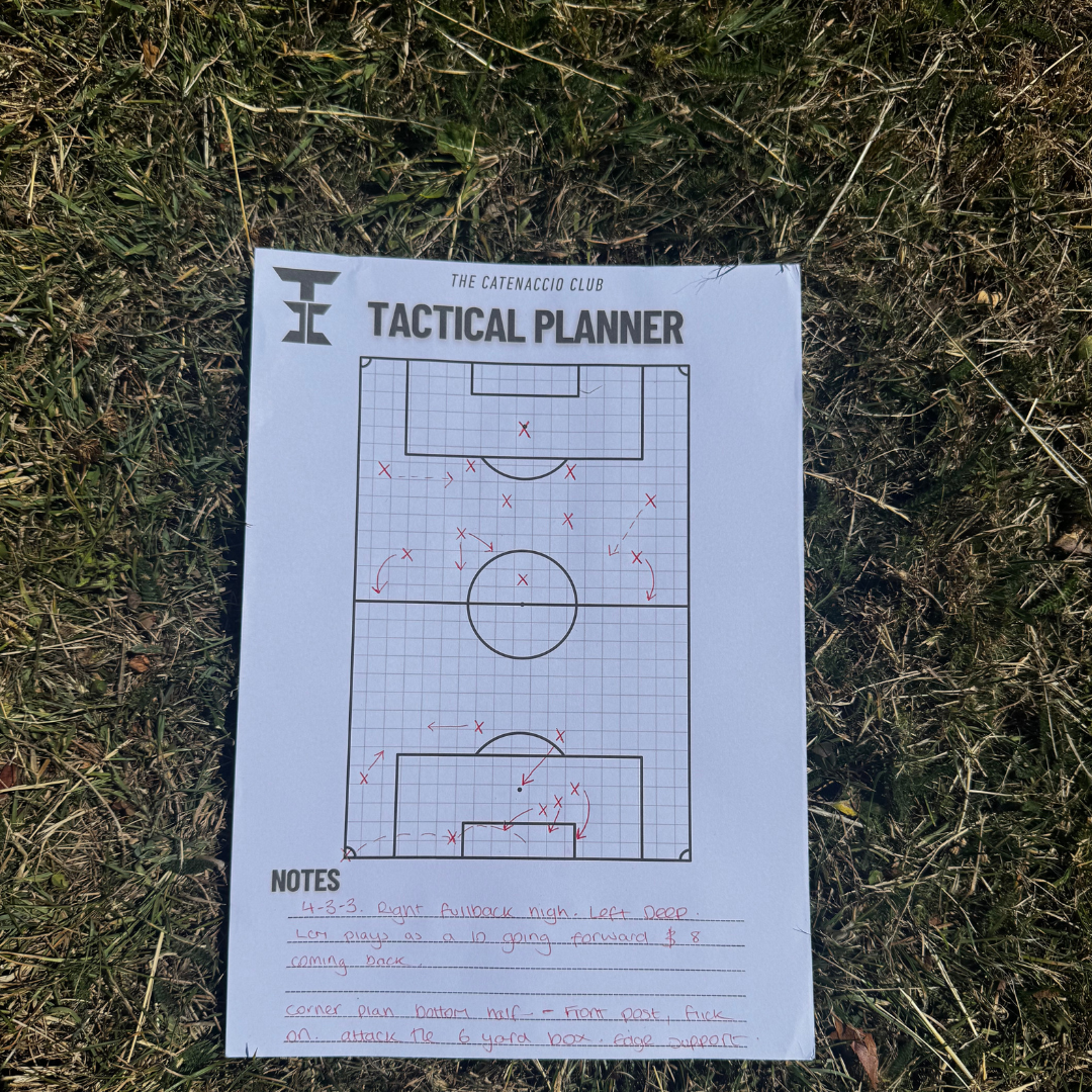 The Tactical Planner - A4 Matchday Pad
