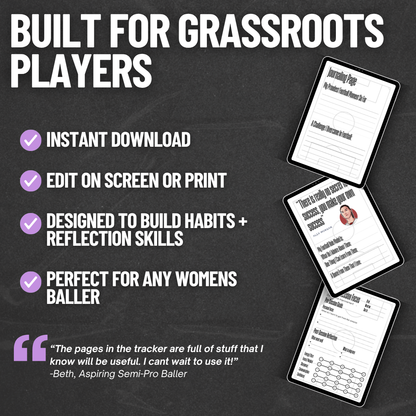 The Women's Football Tracker - Digital Bundle